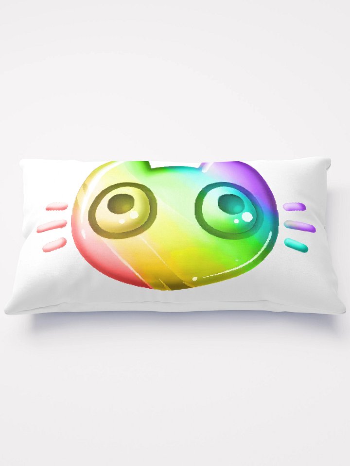 Long Cushion - Rainbow Cat Face product image (2)