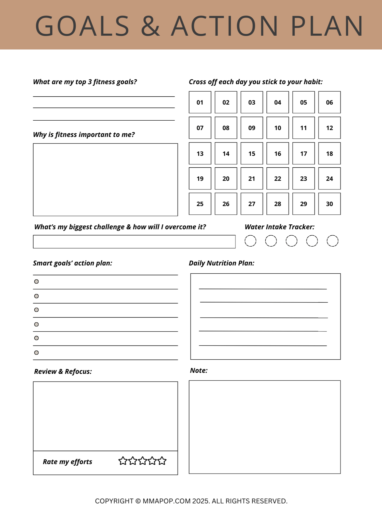 Challenge Journal 2025 (Printable Digital Download) product image (3)