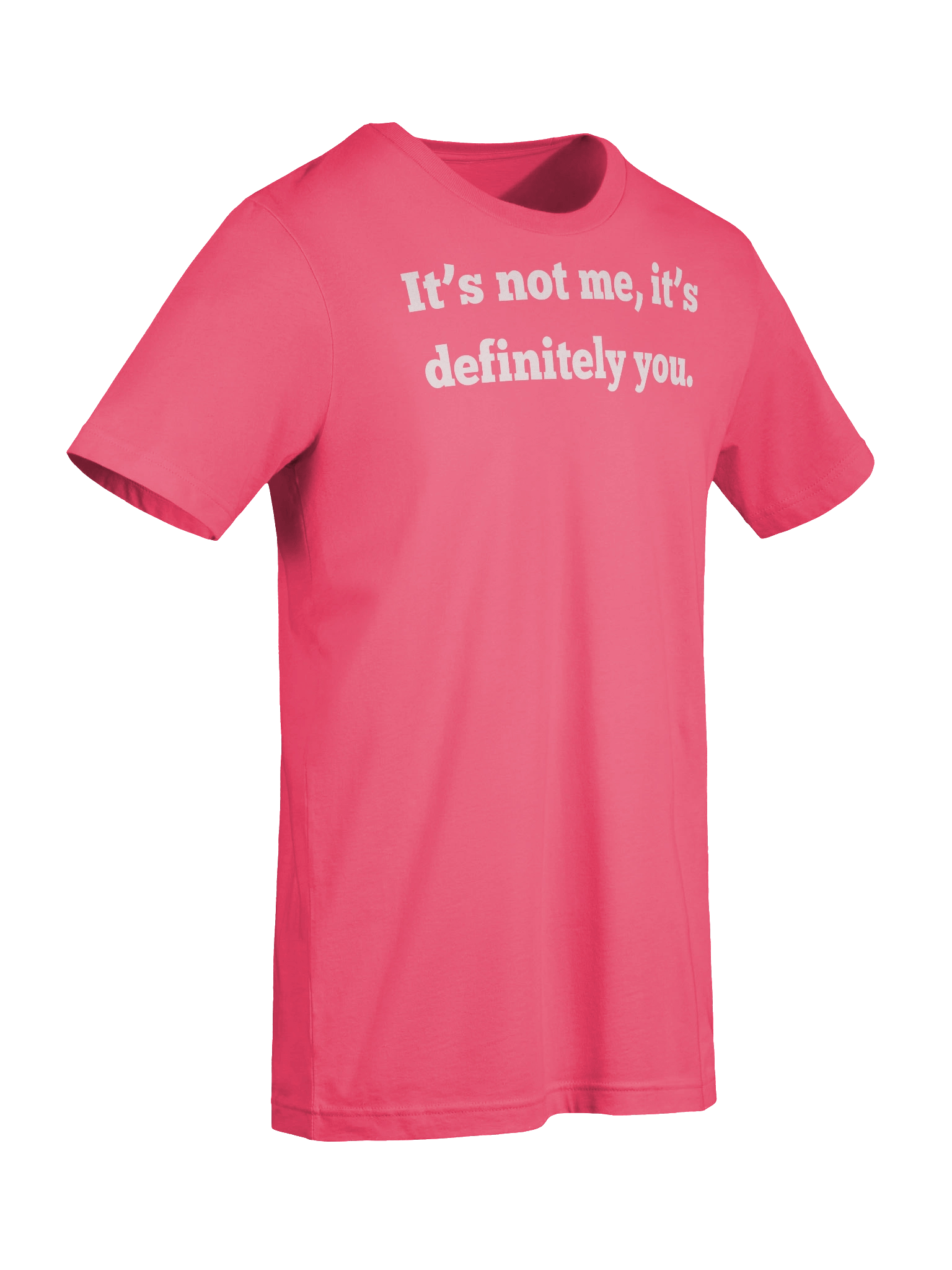 Its Not Me Its Definitely You Shirt, Funny Sarcastic Tshirt, Breakup Gift, Sarcasm Shirt, Unisex Bella Canvas 3001, Gift for Her Him product image (9)