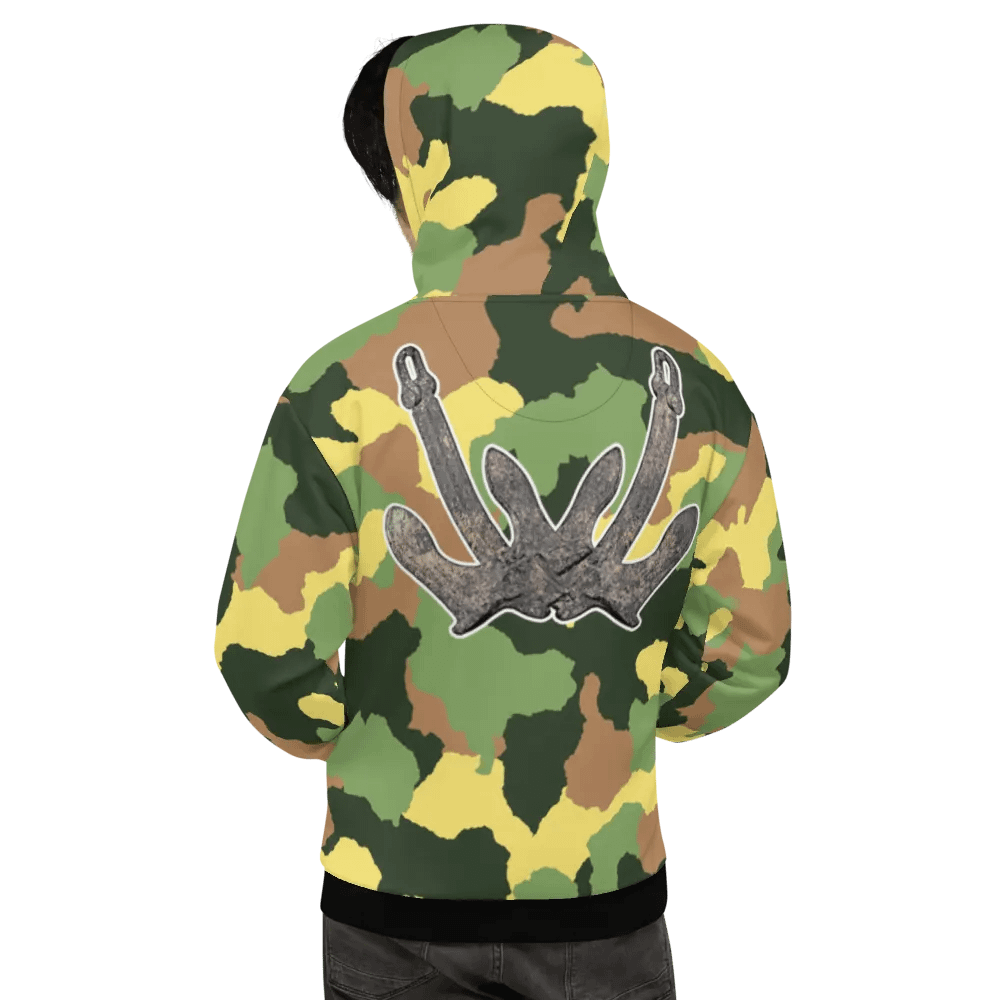 Green Camouflage Anchor Hoodie product image (6)