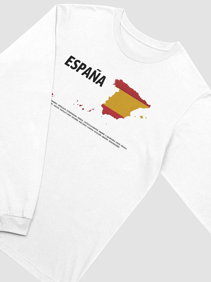 Camiseta manga larga - Mapa de España (incluye Puerto Rico) product image (2)