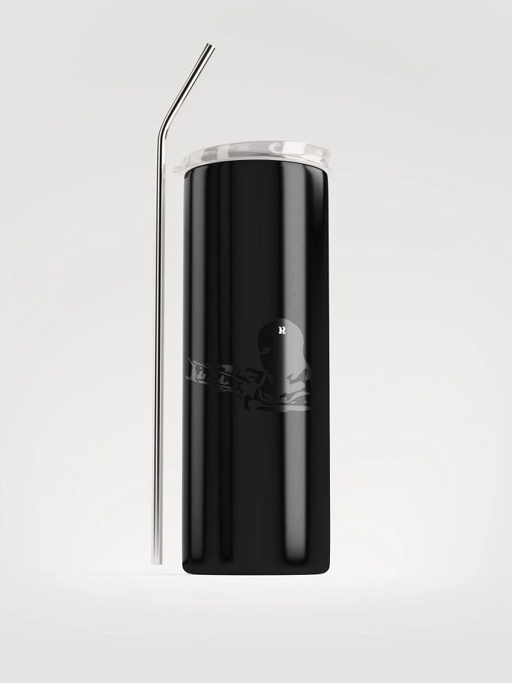 Elegant black water bottle with a masculine design product image (1)
