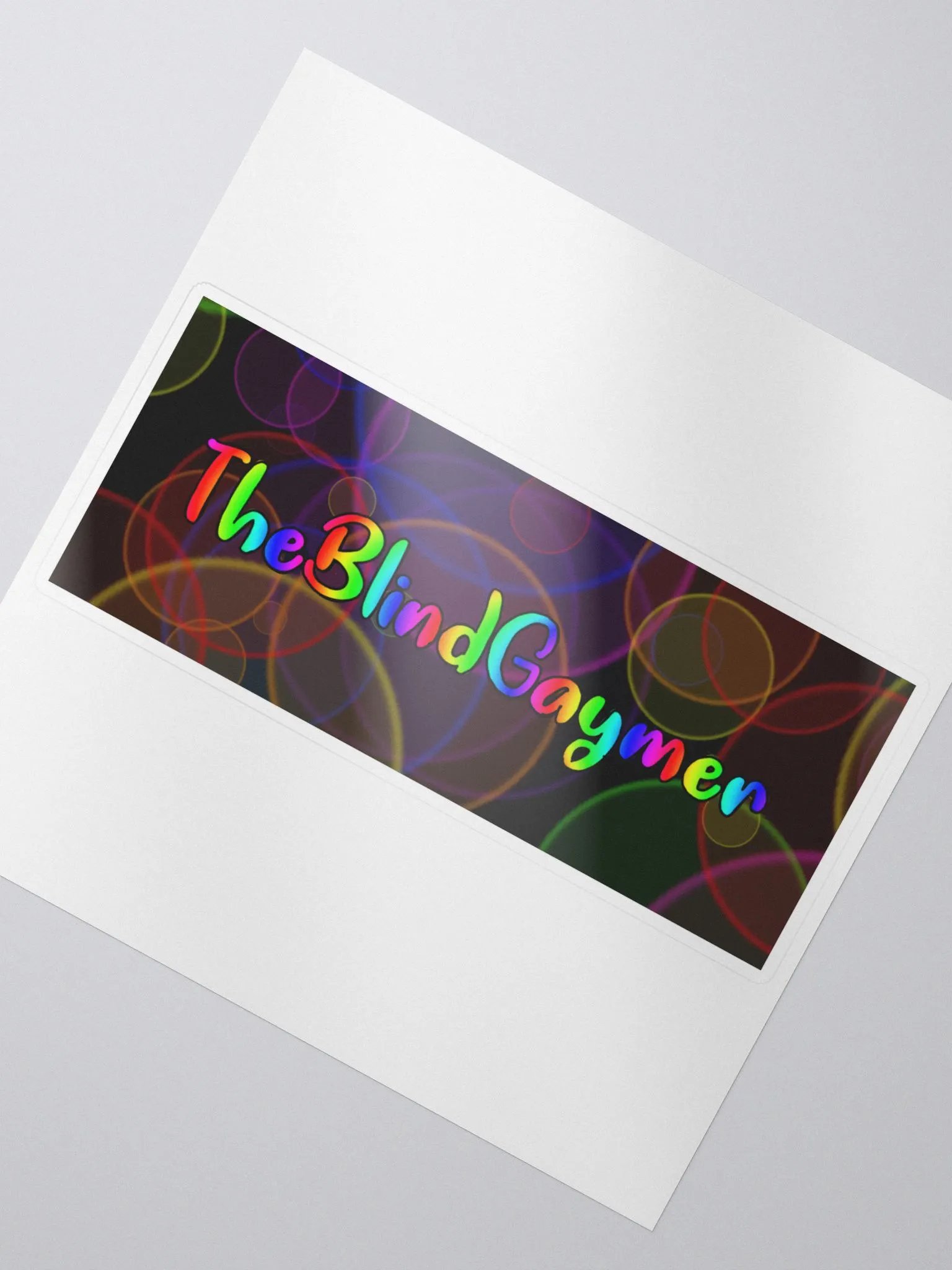 TheBlindGaymer Sticker product image (2)