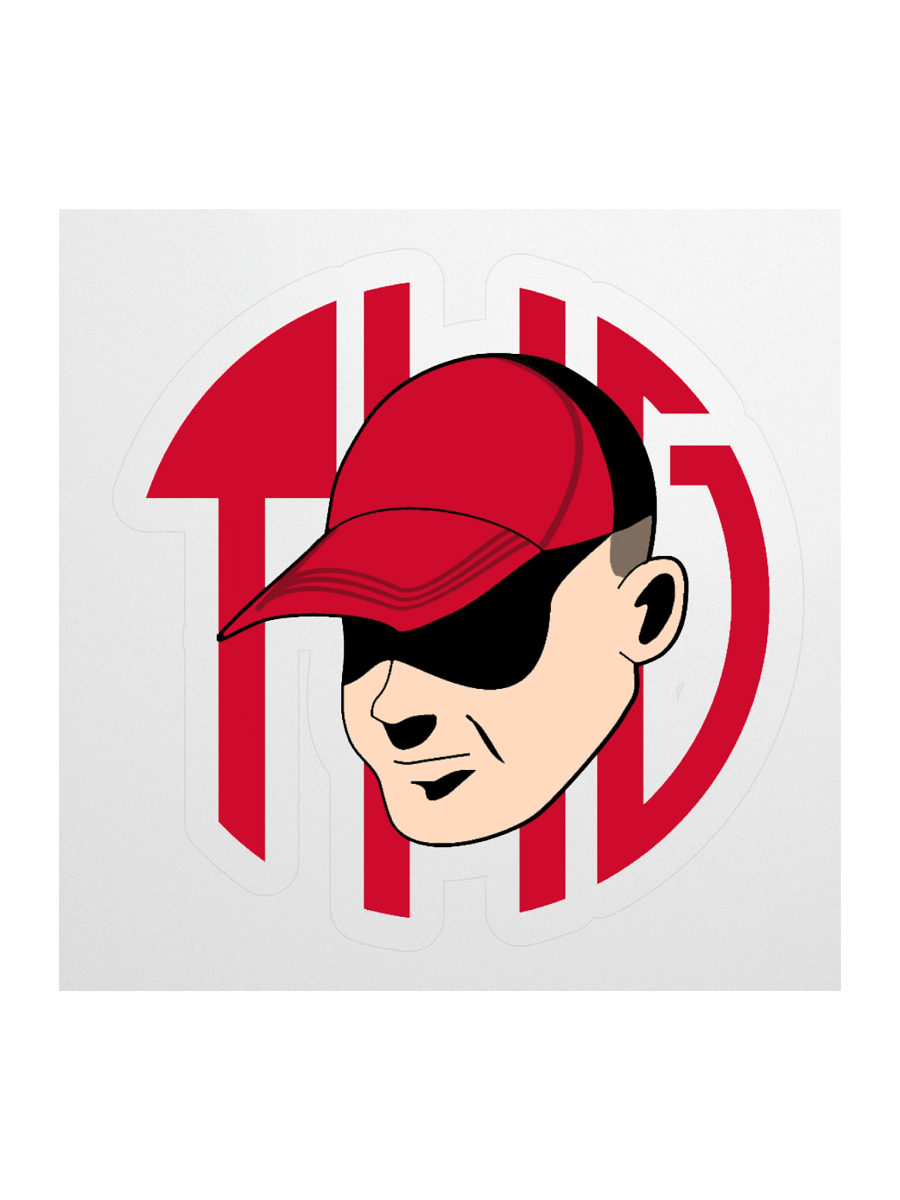 Red THG Logo Sticker Set product image (2)