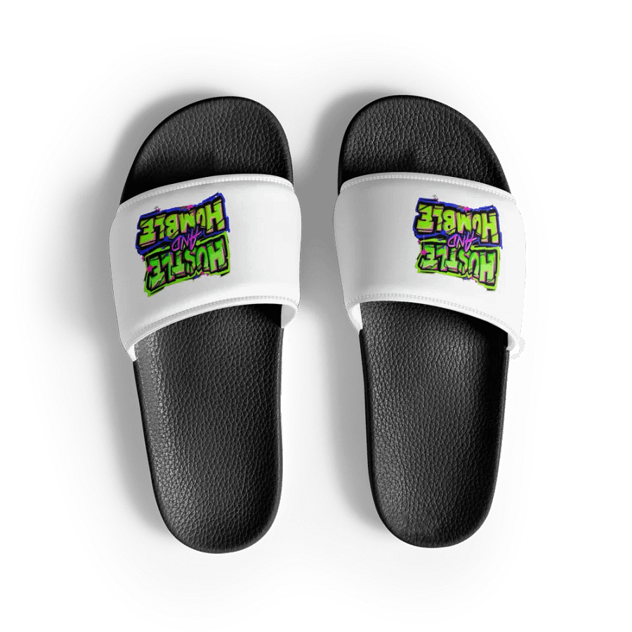 Odd Sox, Slide, Slip On Sandal Hustle & Humble, Soft, Comfortable, Unisex product image (1)
