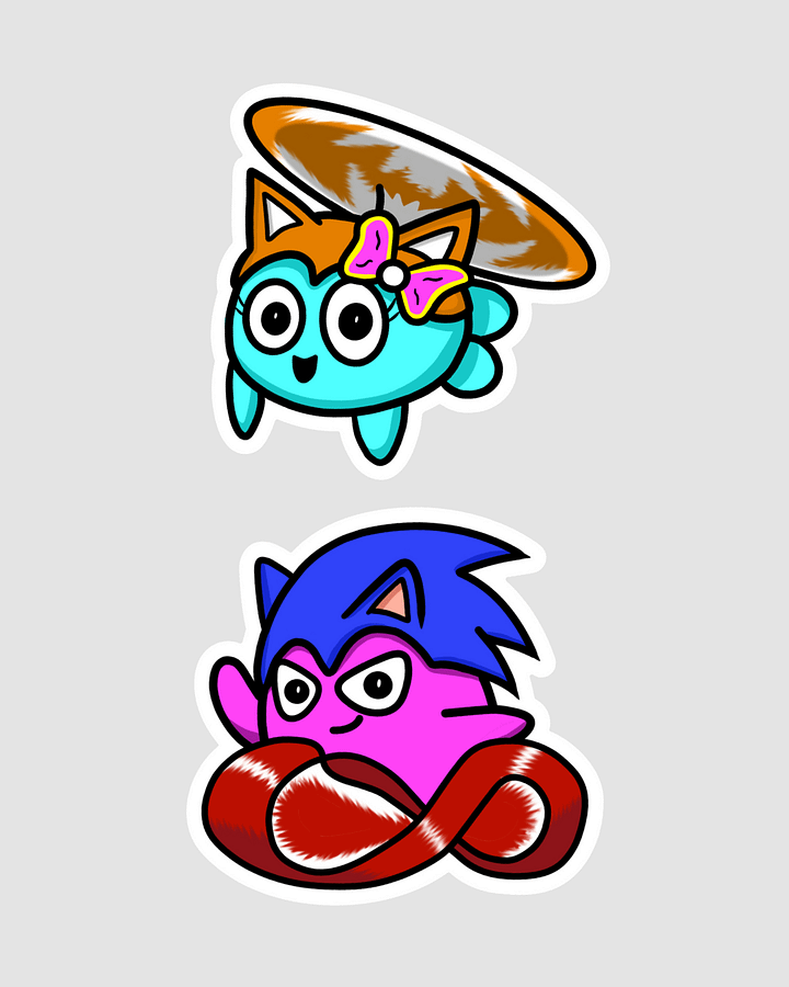 Gotta Go Fast Glob Stickers product image (1)