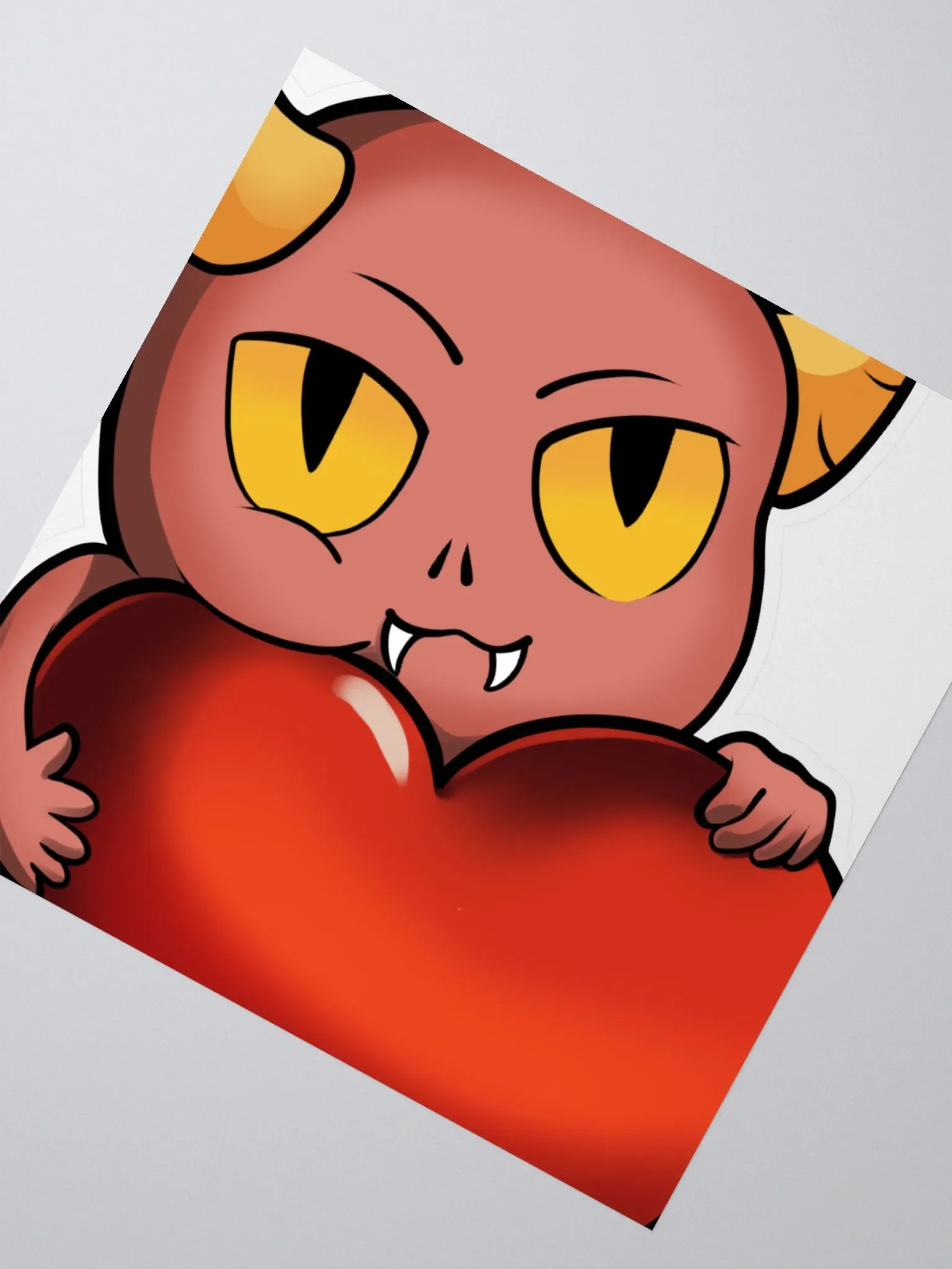 Heart Devil Kiss-Cut Stickers product image (5)