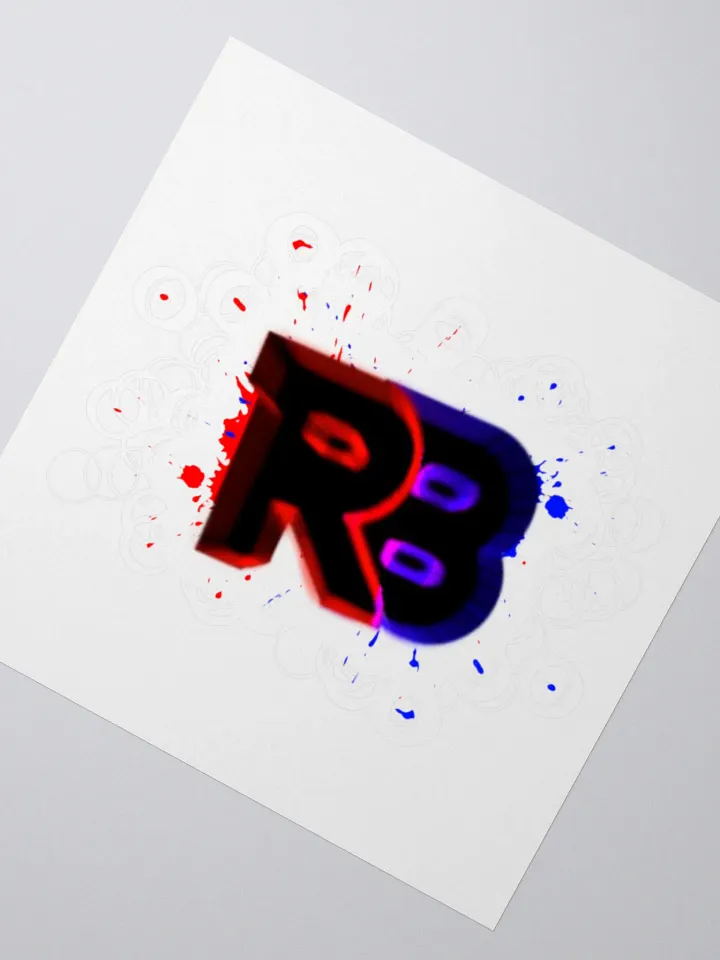 Red & Blue™ Logo Sticker product image (2)
