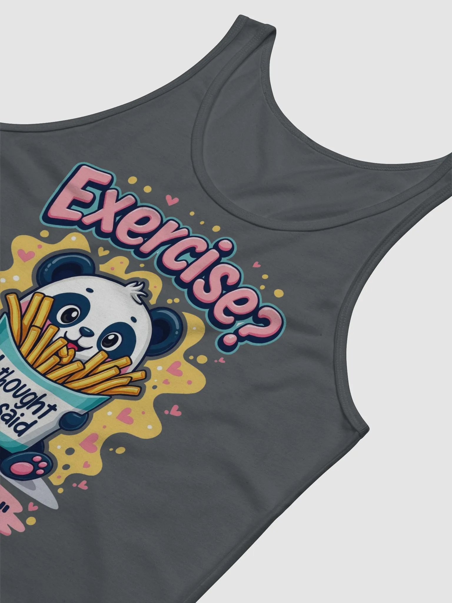 Extra Fries Panda Tank Top product image (54)