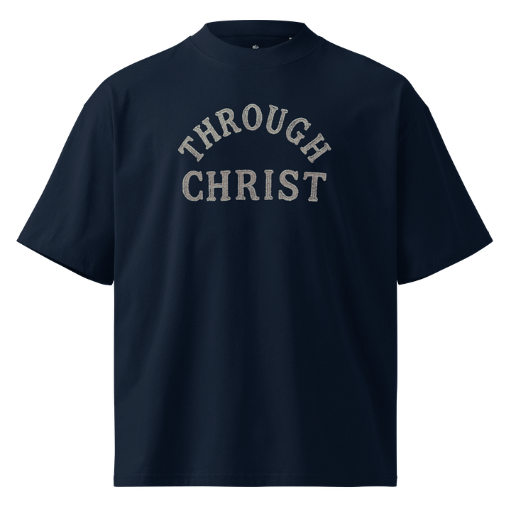 Oversized Tee THROUGH CHRIST product image (1)