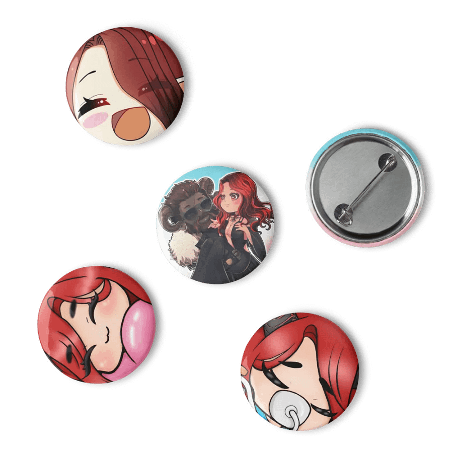 Chaos Queen Pin Buttons Set product image (15)