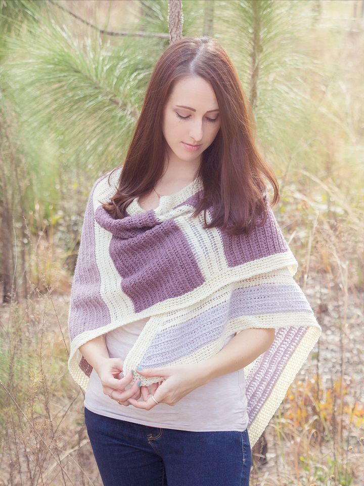 Kimberly Crochet Shawl Pattern Tutorial (One Size) product image (2)