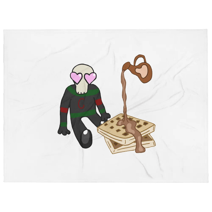 Skull LOVES Waffles Blanket product image (1)
