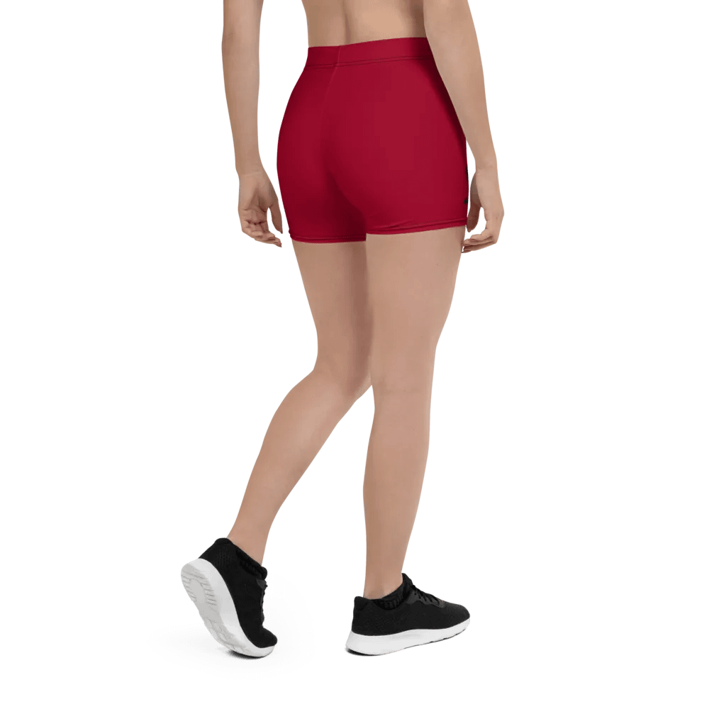 Red Mystic Wolf All-Over Print Shorts product image (3)