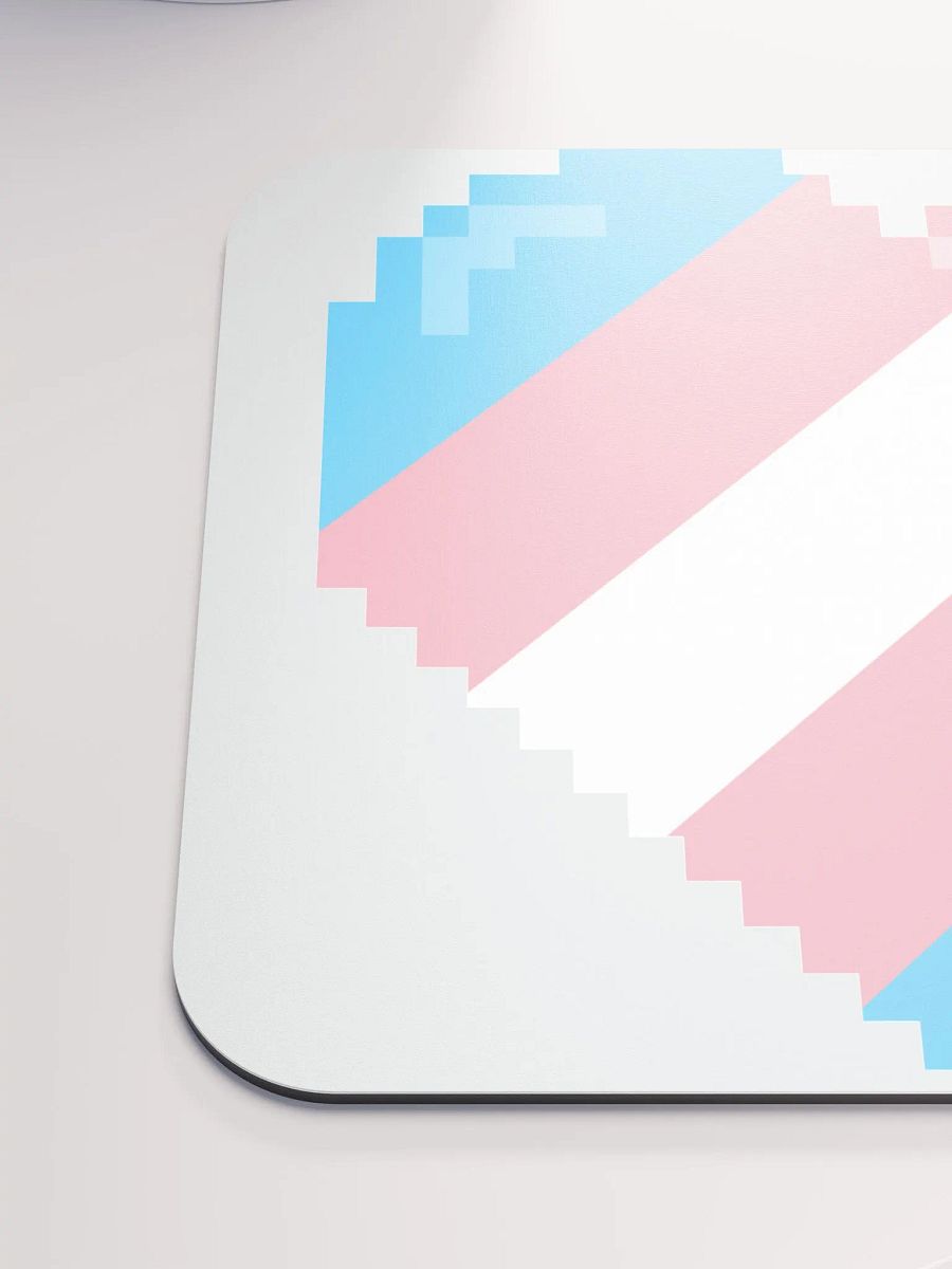 Trans heart Mouse pad product image (6)