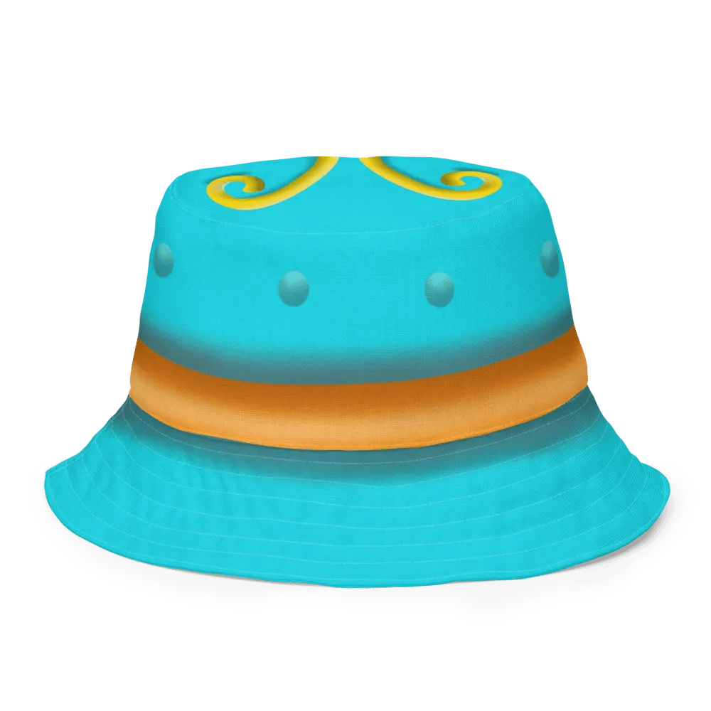 Goggle Hat Cuttle Colors - all over print bucket hat - reversible product image (5)