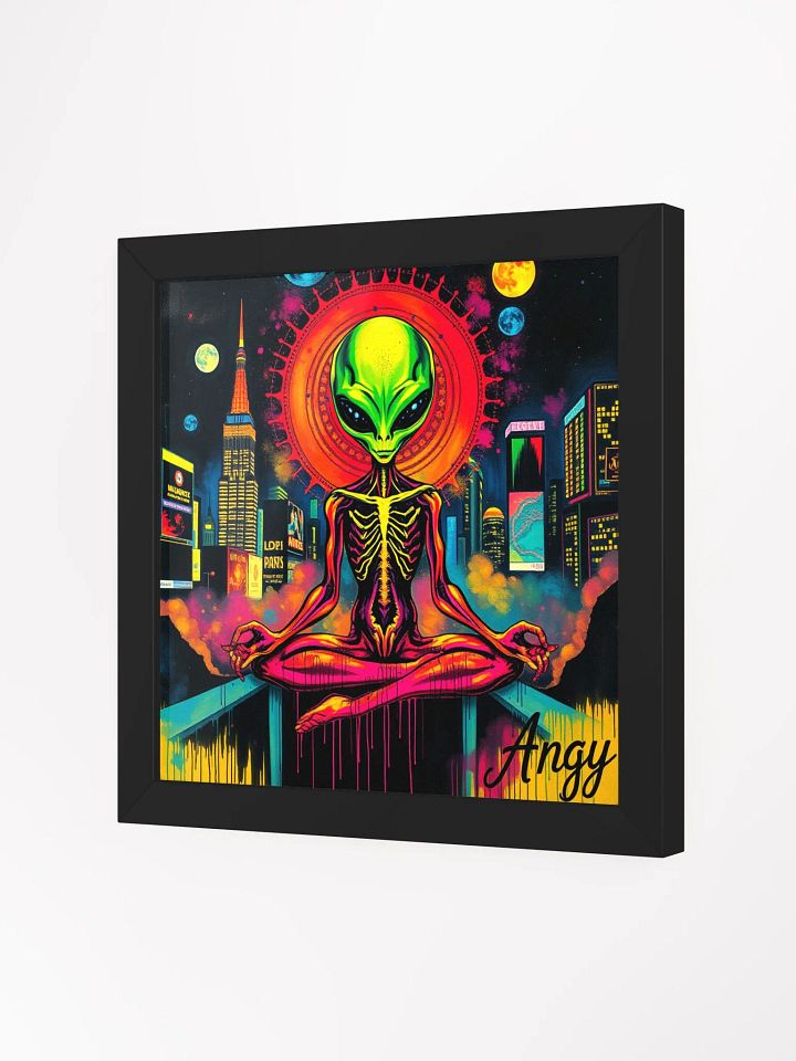 They catch on quickly! Wood Framed Matte Poster product image (7)