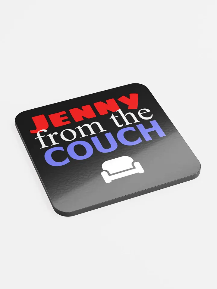 JENNY from the COUCH Glossed Cork Coaster product image (2)