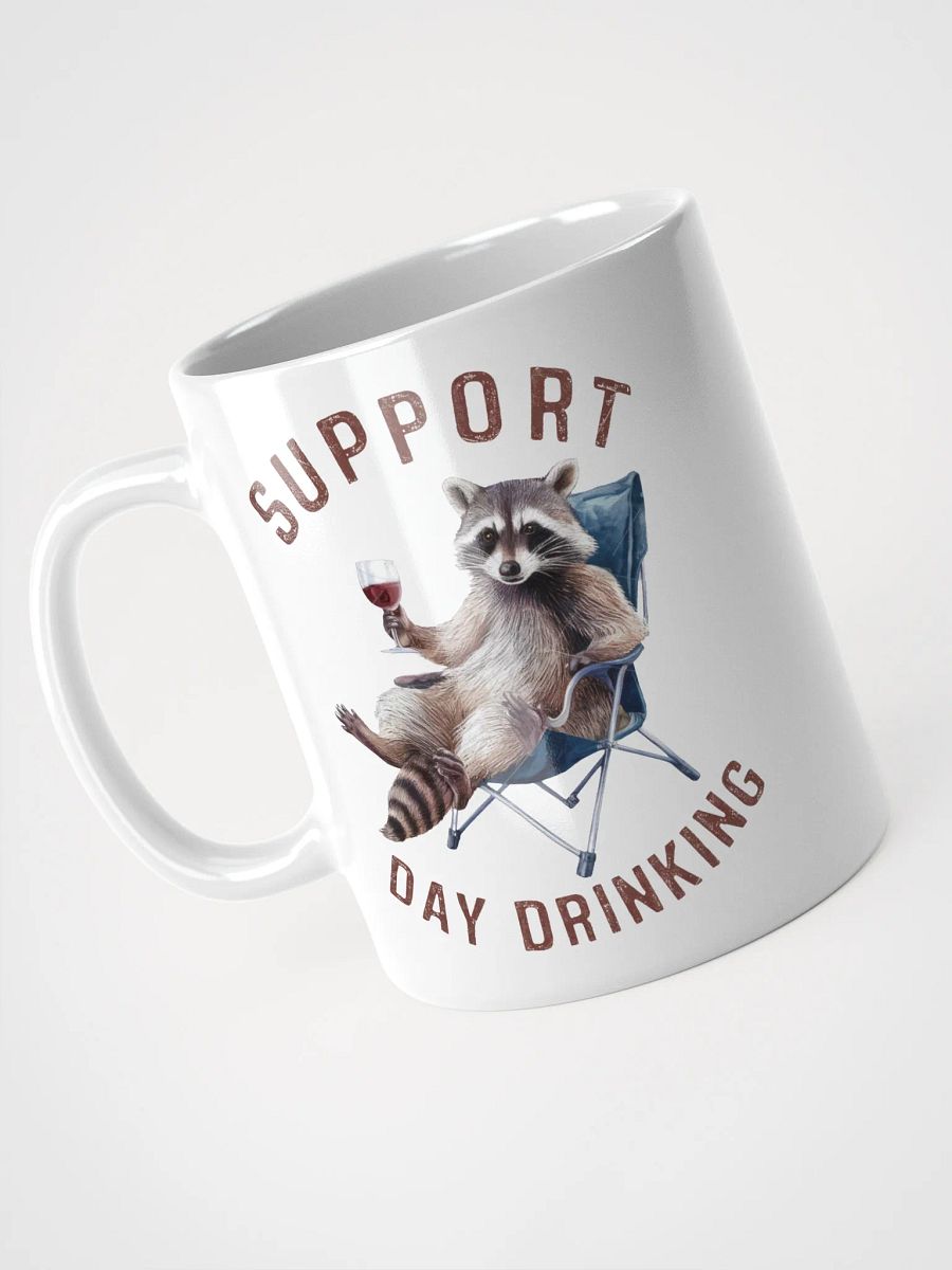 Laid-Back Raccoon Day Drinking Mug product image (8)