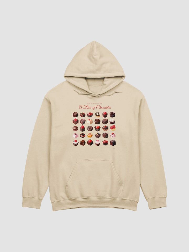 life is better with a box of chocolates - unisex hoodie product image (1)