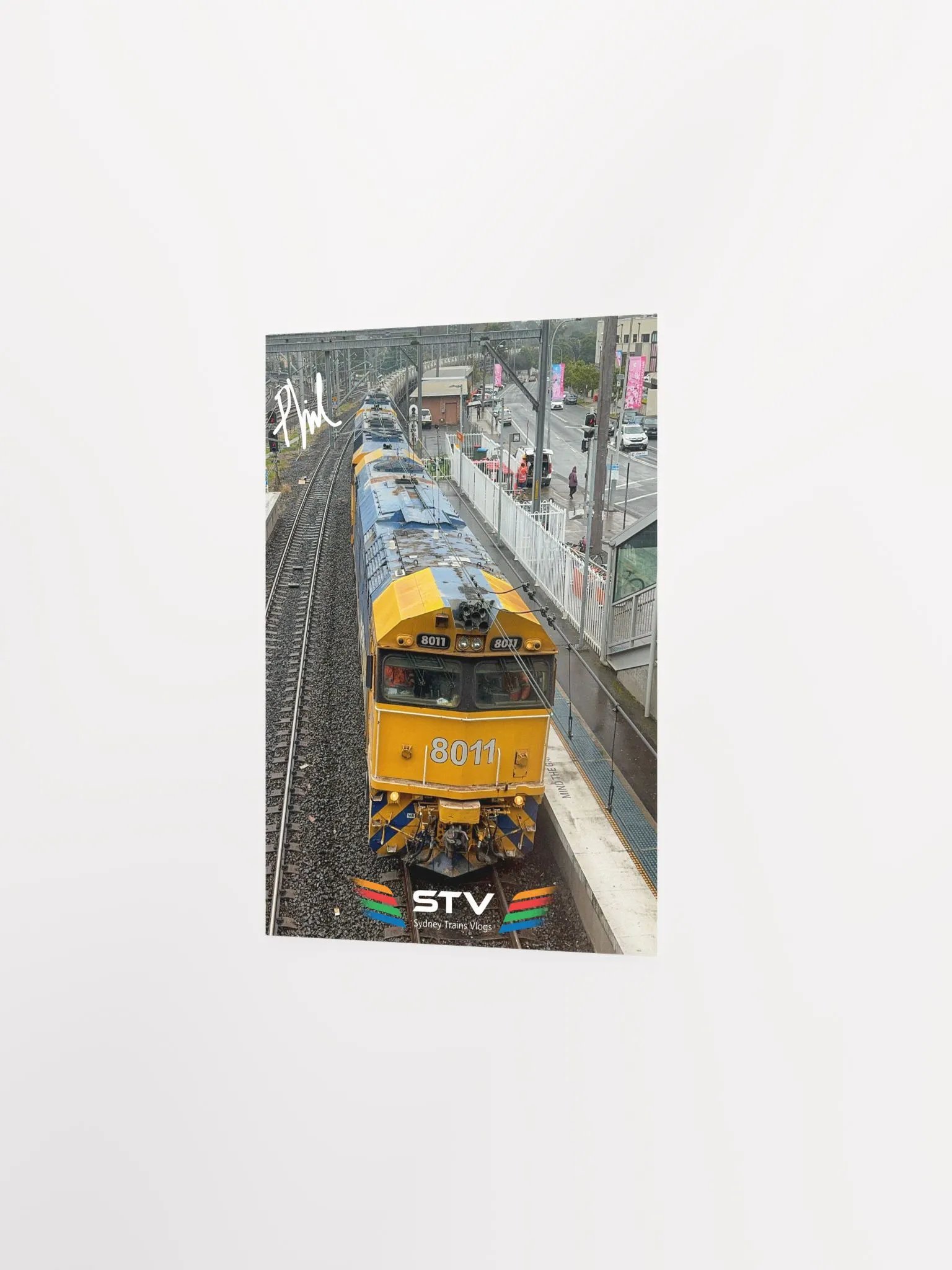 STV Small 5'' x 7'' Poster - 8011 Leading a Train Through Lidcombe product image (2)