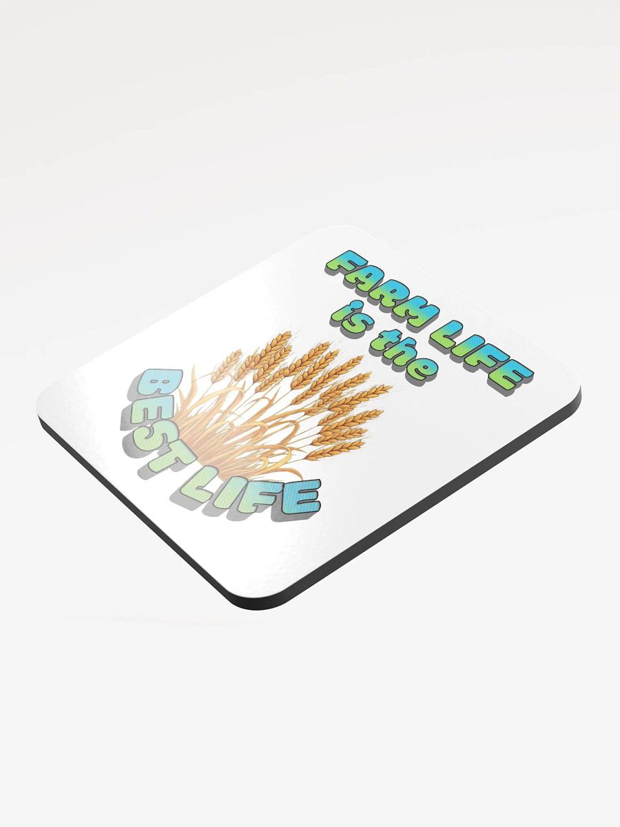 Farm Life Is The Best Life Illustrated Glossed Coaster product image (4)