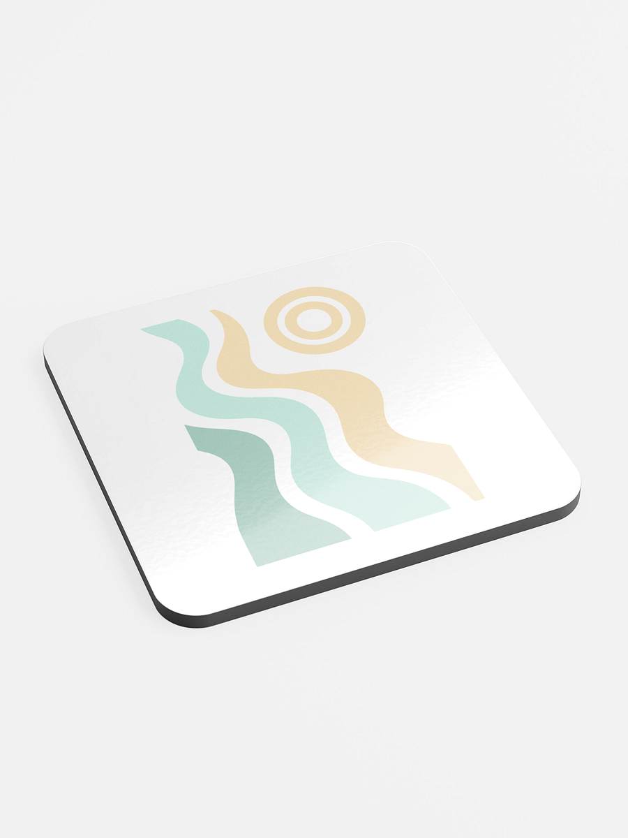 Vibrant Waves Cork Coaster product image (2)