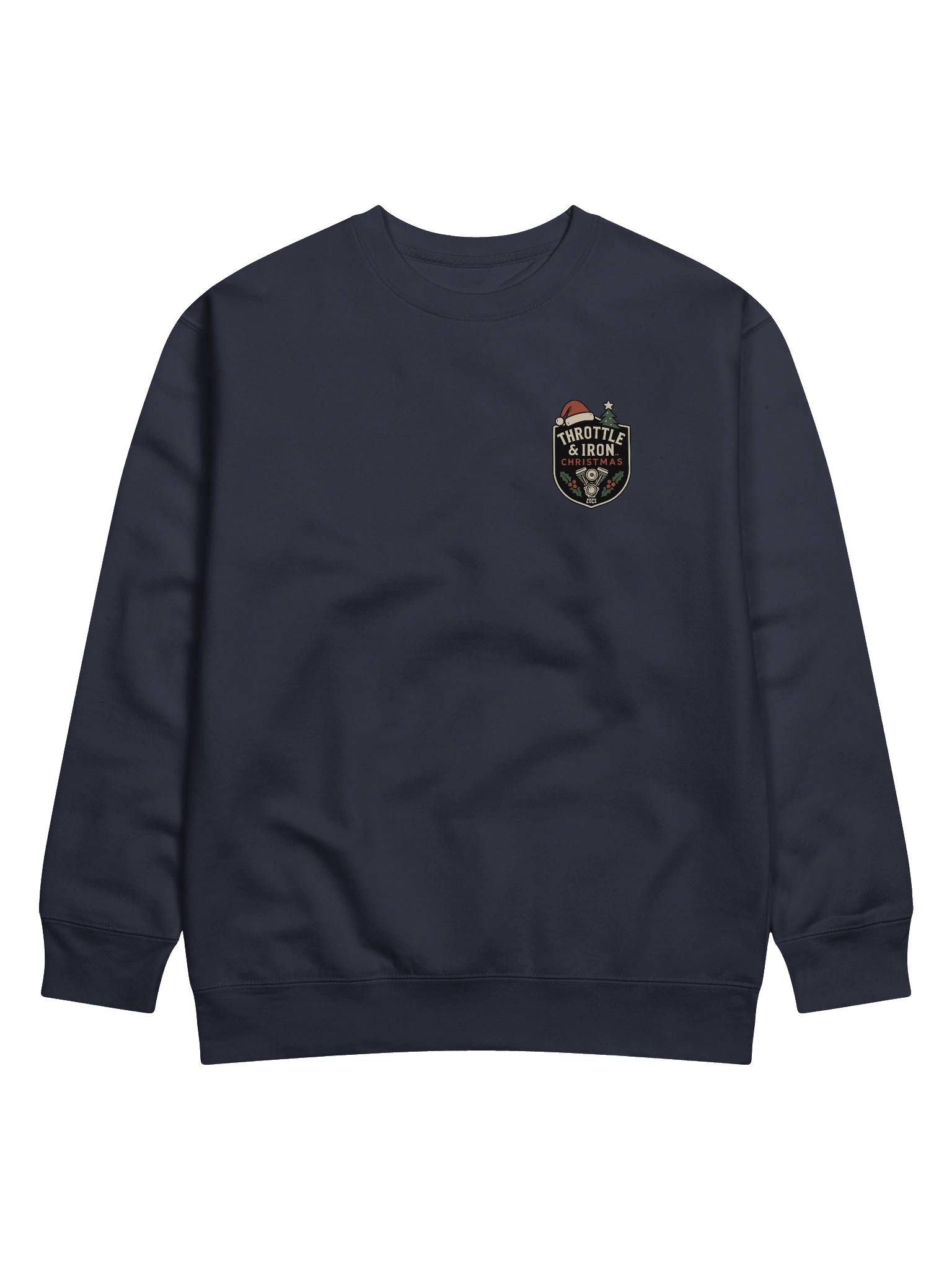 Throttle & Iron “No Silent Nights with These Pipes” Pocket Sweatshirt product image (2)