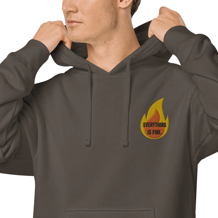 Everything is Fine Hoodie. product image (12)