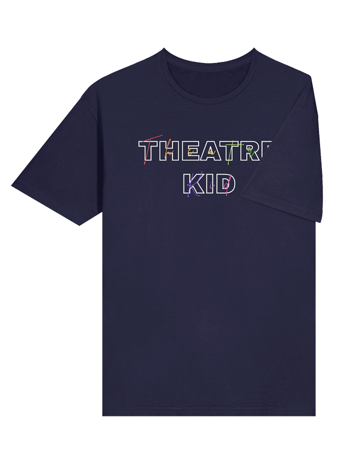 Theatre Kid, Block &Script, Rainbow TShirt product image (2)