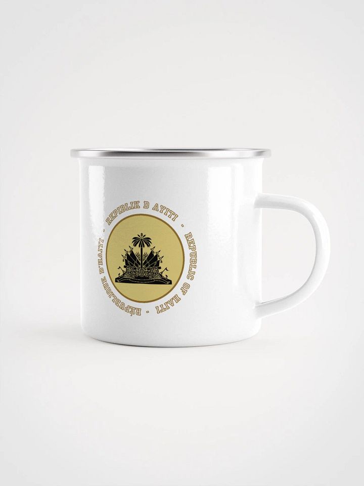 Haiti Emblem Enamel Mug product image (1)