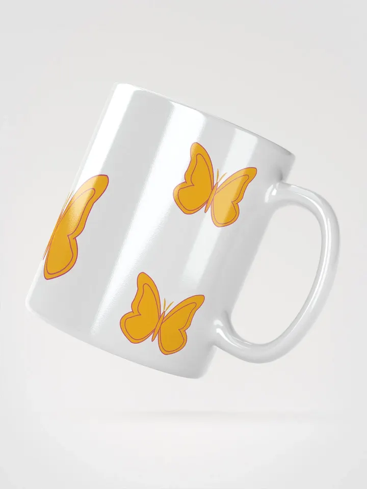 Orange Butterfly Symphony Mug product image (6)