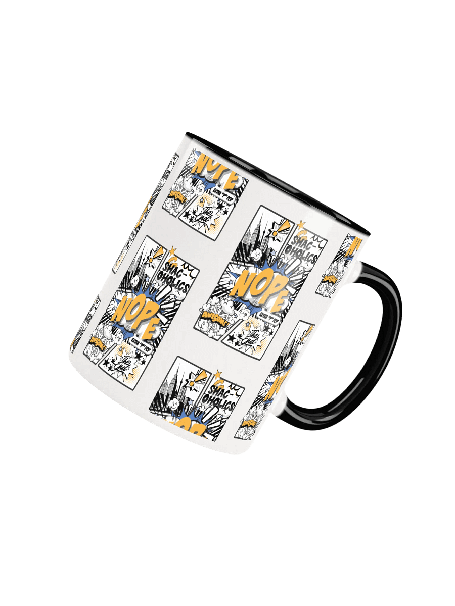Shac-oholics Comic Blast Mug - Golden Yellow 