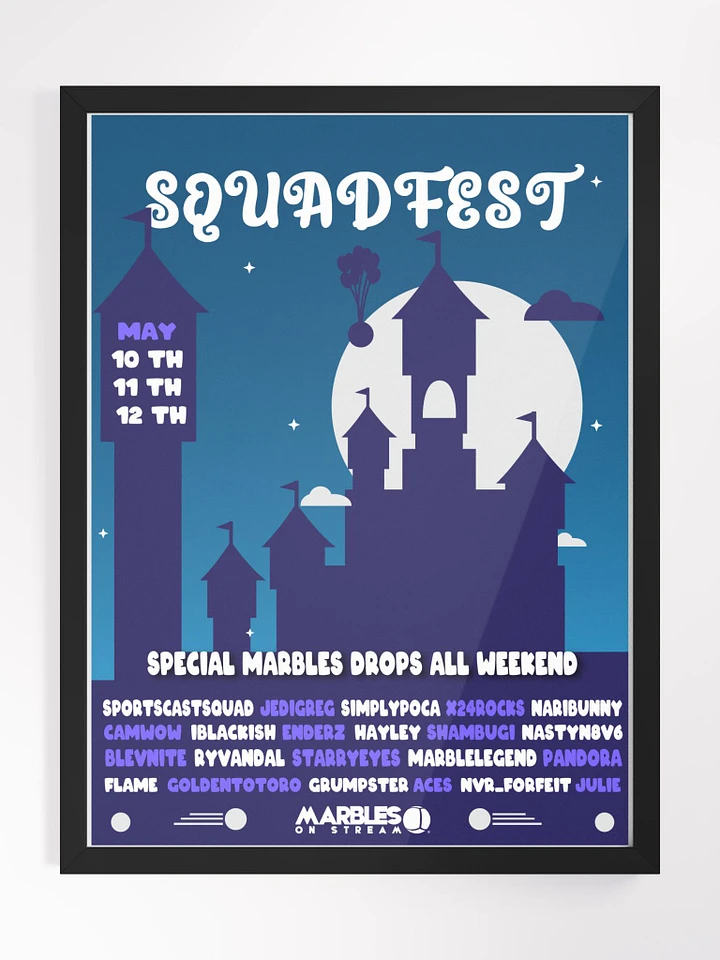 SQUAD FEST POSTER W/ FRAME product image (2)