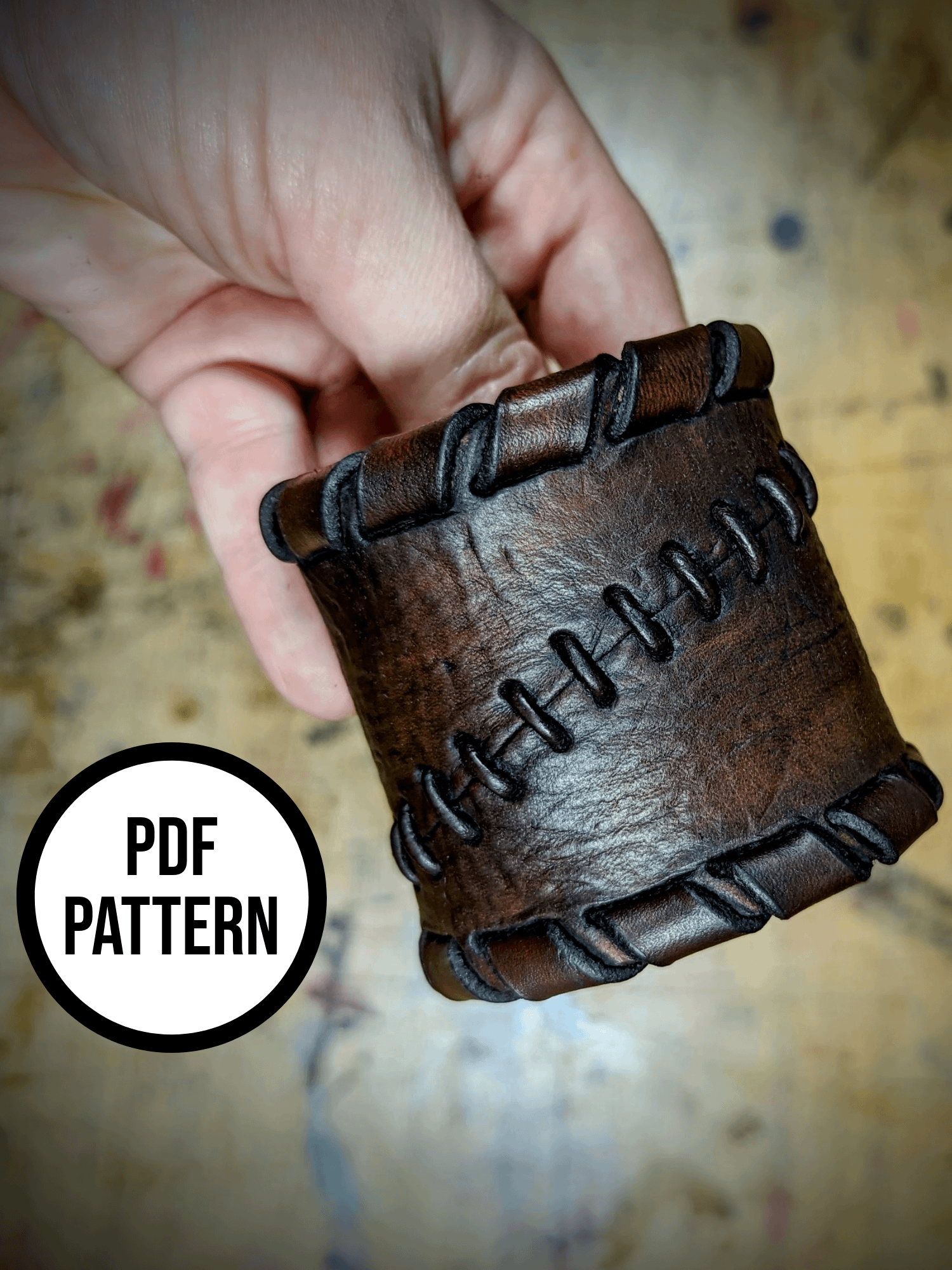 Floki Leather Cuff - Everyday Cosplay PDF Pattern for Leatherwork product image (1)