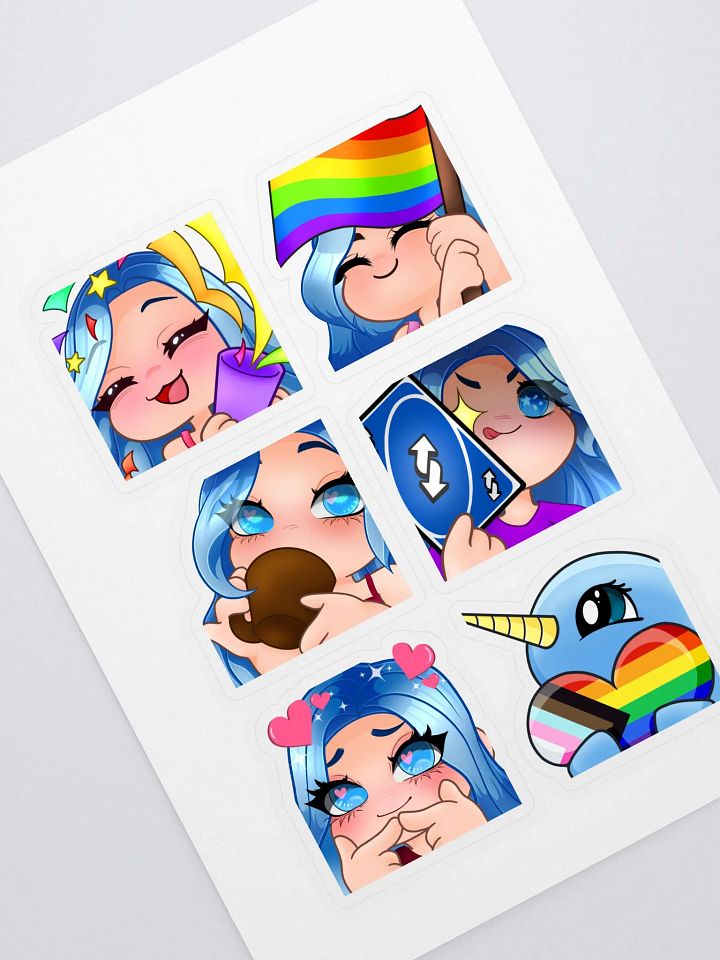 Emote Sticker Sheet product image (1)