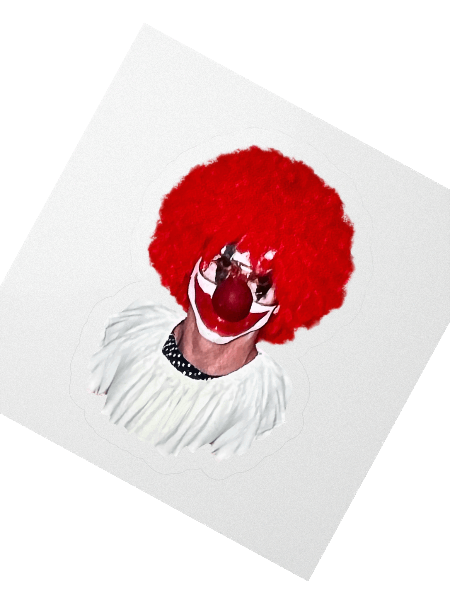 Clown Dad Kiss Cut Sticker product image (2)