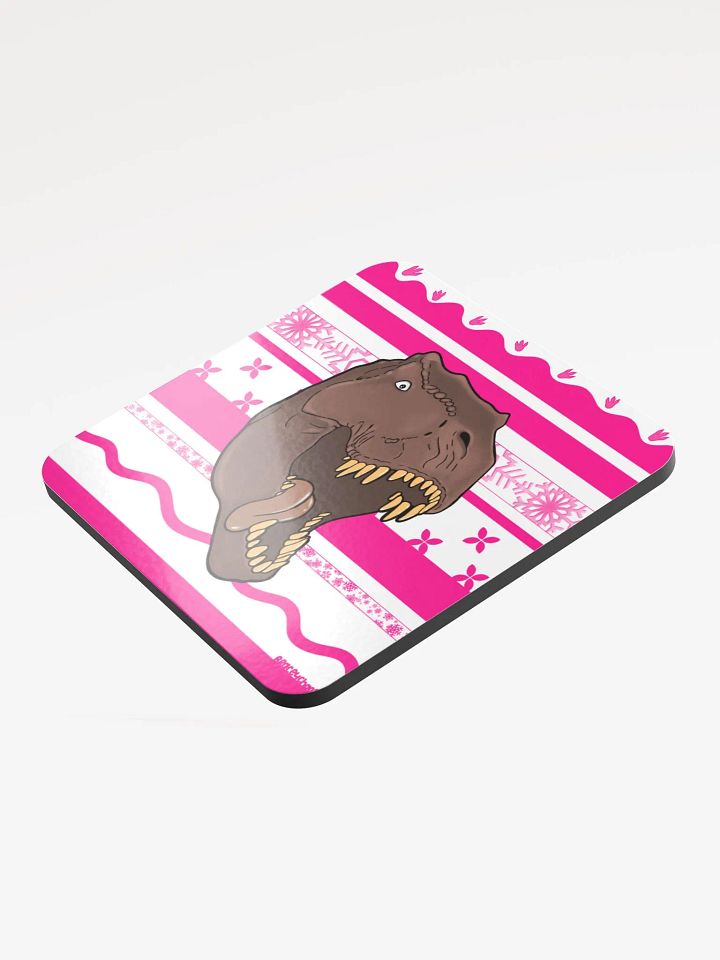 T-Rex Ah Glossed Cork Coaster product image (2)