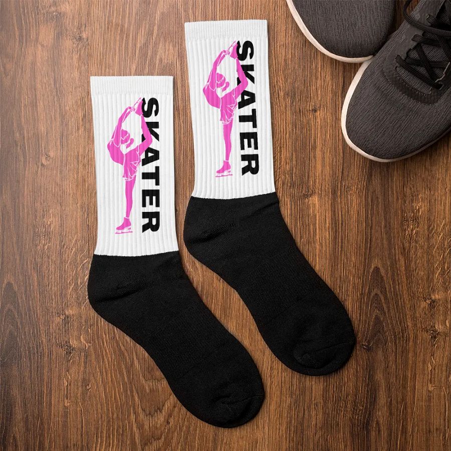 White SKATER Socks product image (6)
