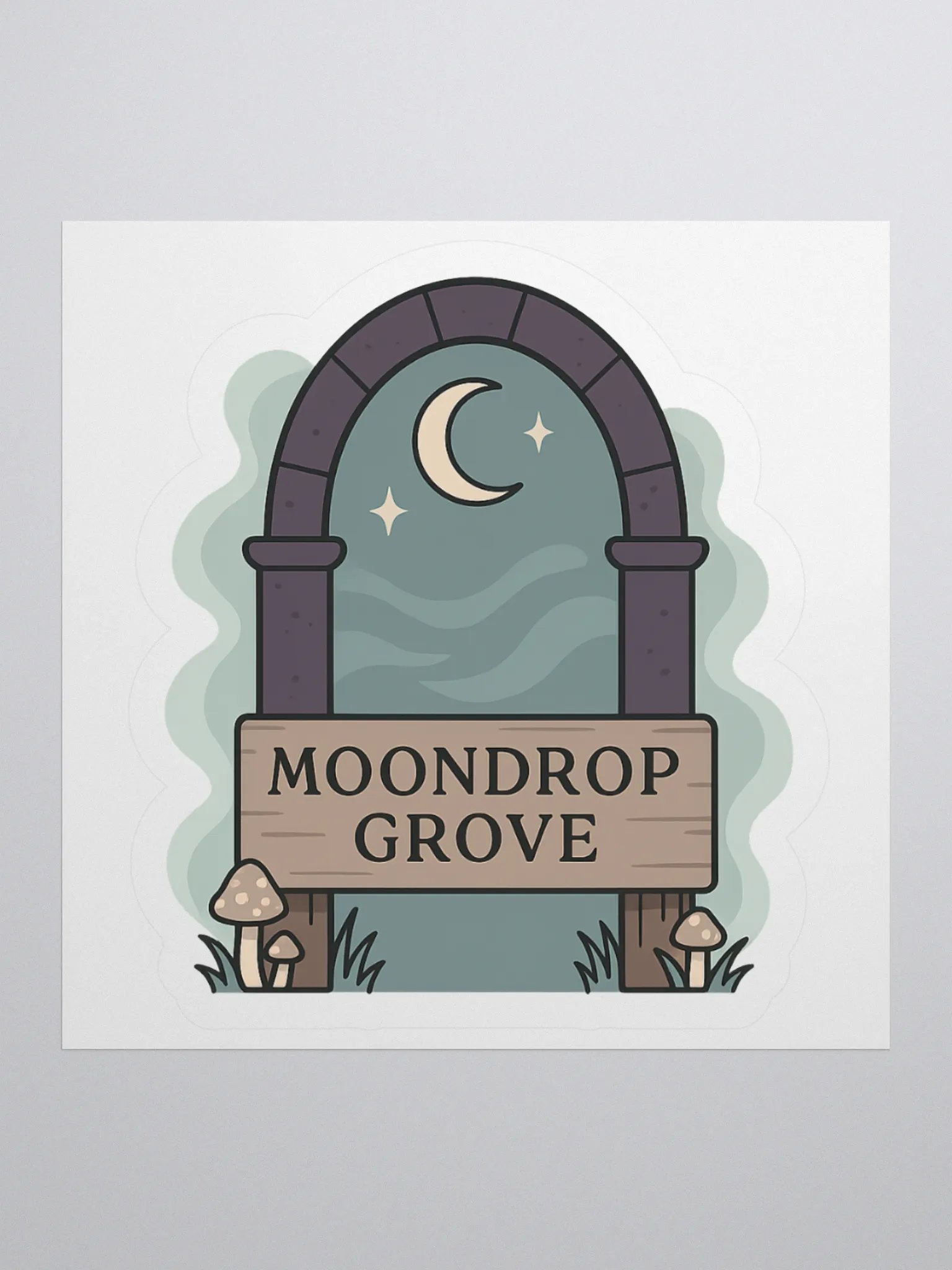 Moondrop Grove Archway – Vinyl Sticker product image (1)