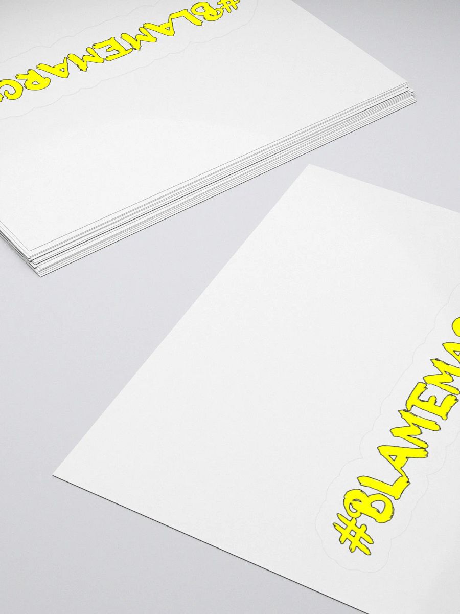 #BLAMEMARCUS Kiss Cut Stickers product image (15)