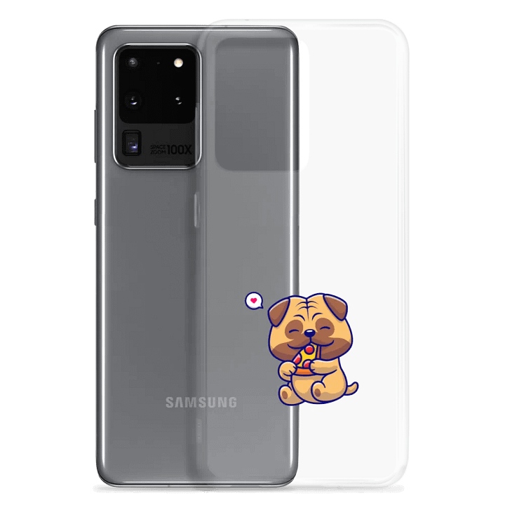 Paws & Pizza Clear Samsung® Case product image (8)