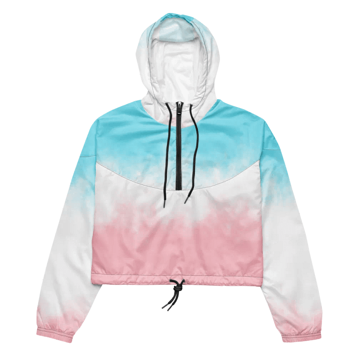 All-Over Print Women's Cropped Windbreaker product image (2)