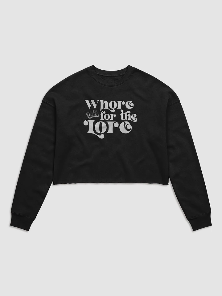 Whore for the Lore Crop Sweatshirt product image (1)