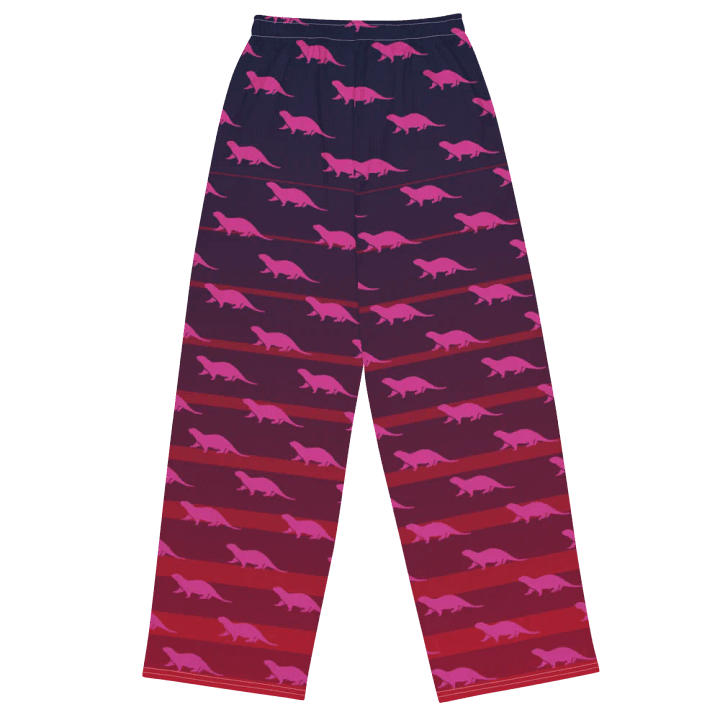 Otters on the Horizon Unisex Wide-Leg Pants product image (2)