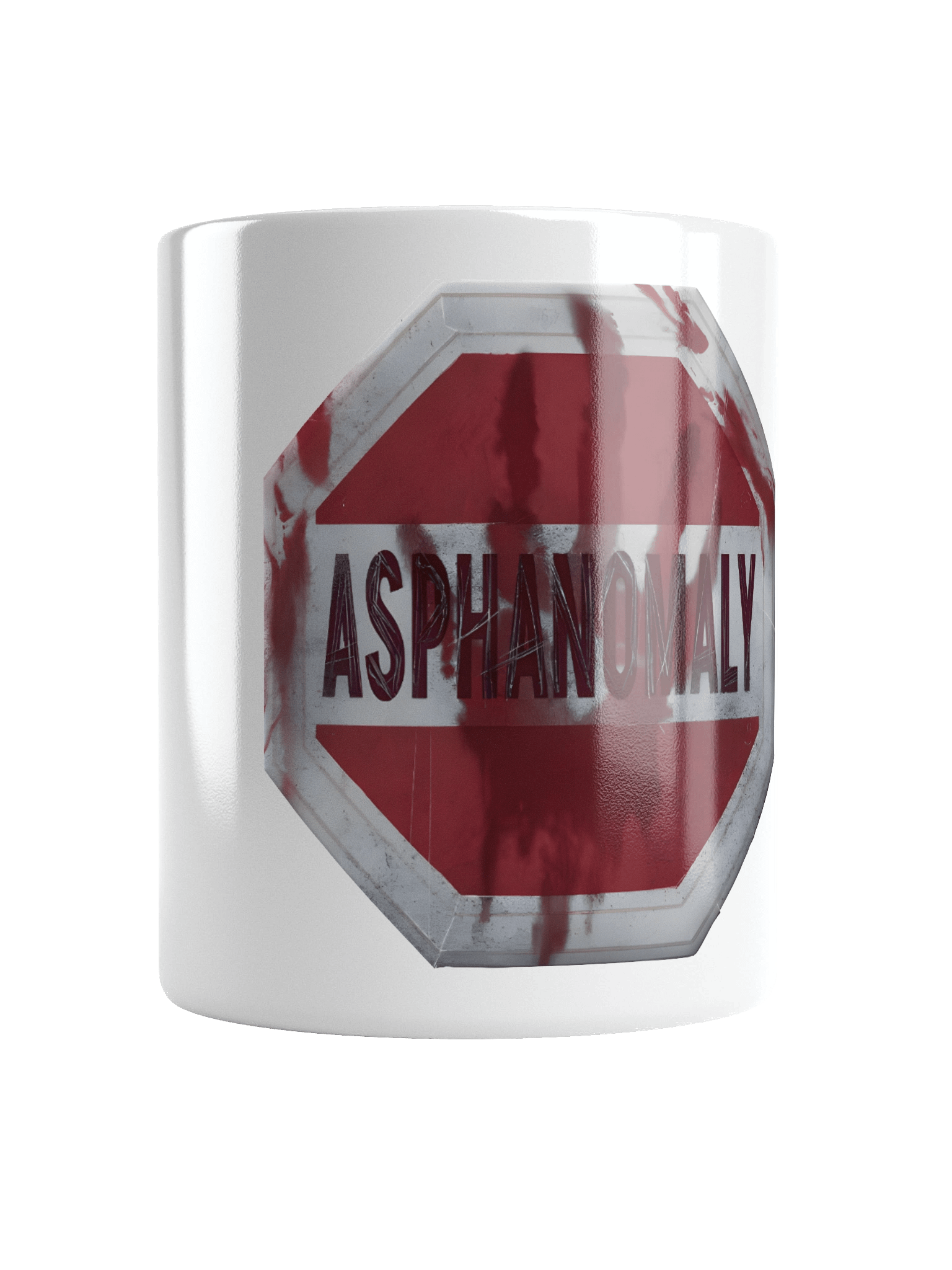 ASPHANOMALY Stop Sign White Mug product image (6)