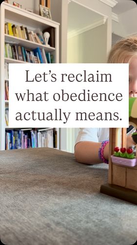 Somewhere along the way, we traded trust for control.

The kind of obedience God calls us into- it’s not cold compliance.
It’...
