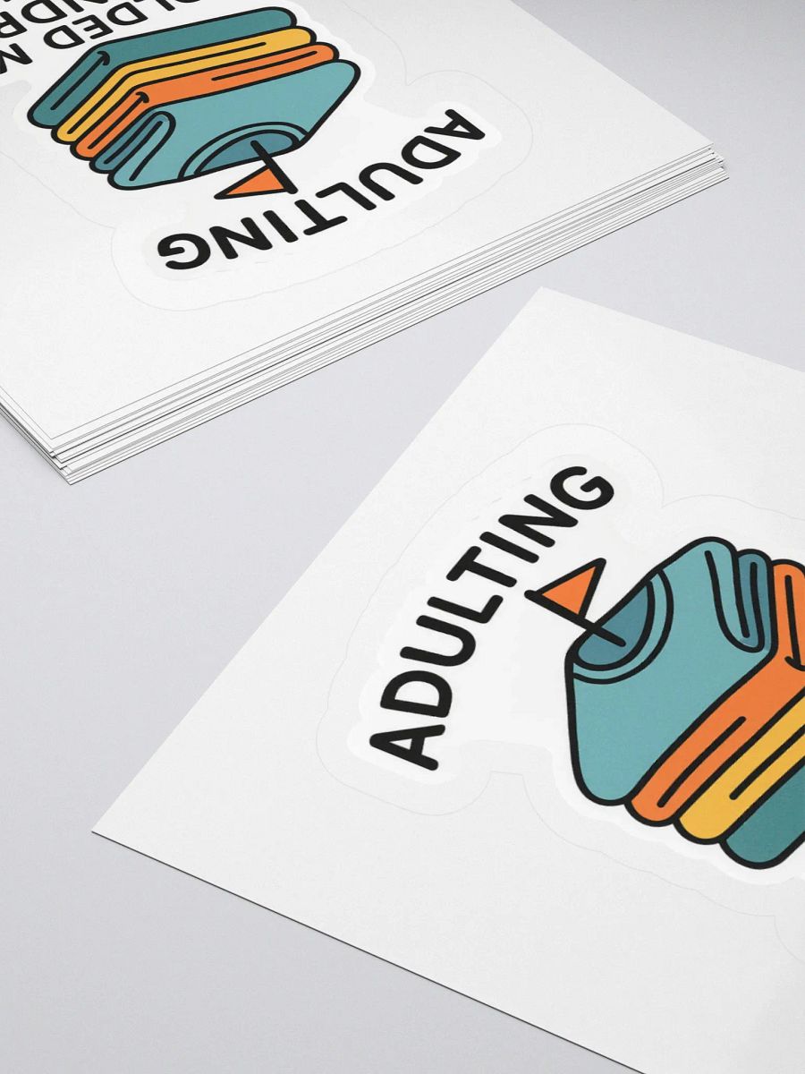 “I Folded My Laundry (Eventually)” Sticker product image (4)