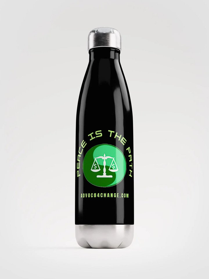 Path to Peace Stainless Steel Water Bottle product image (1)