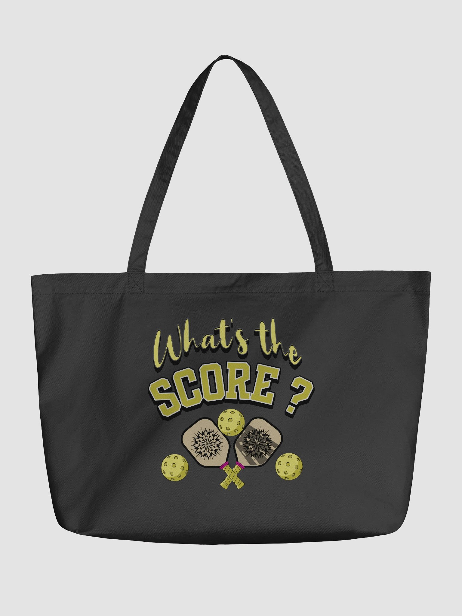 Whats The Score Pickleball Vibrant Tote Bag product image (2)